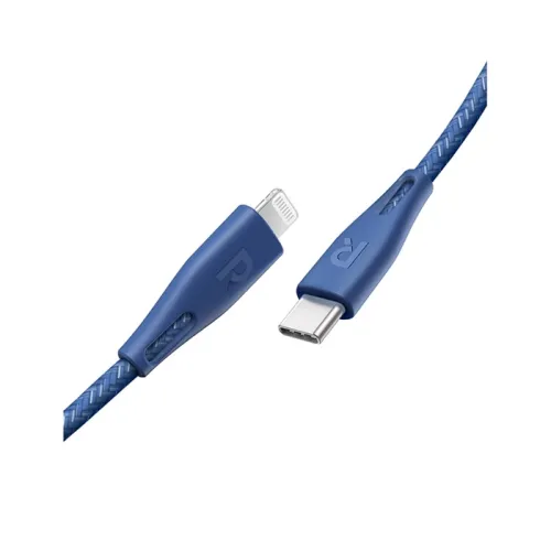 RAVPower RP-CB1017, Type-C to Lightning Cable, 1.2m, Nylon - Blue