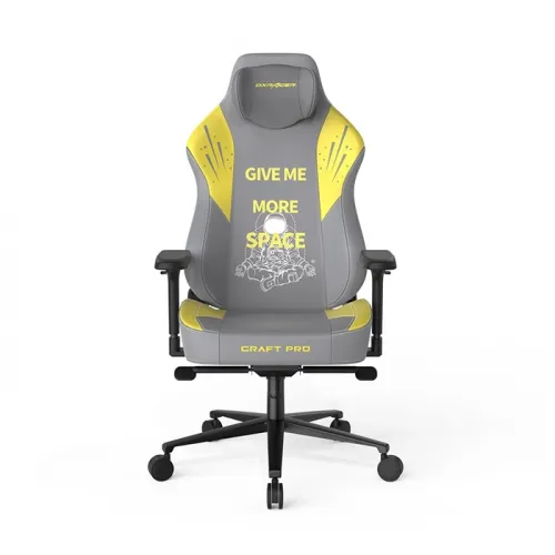 Dxracer Craft Pro Astronaut Gaming Chair - Grey/yellow