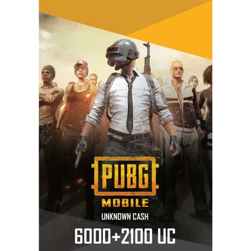 PUBG MOBILE GAME POINT 6000 + 2100 UC 