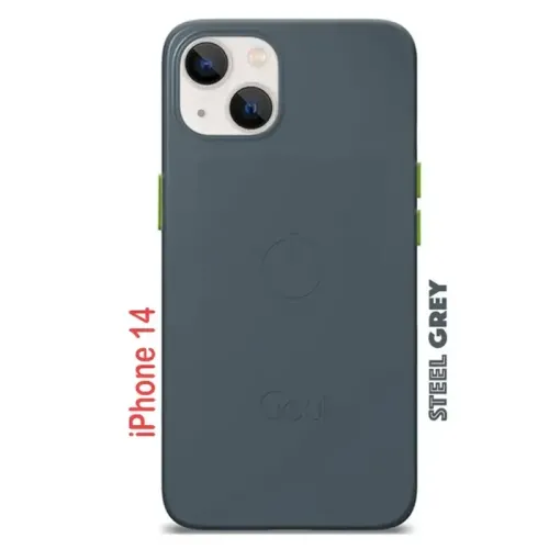 Goui iPhone 14 (6.1inch)  Magnetic Case with Magnetic Bars - Steel Grey