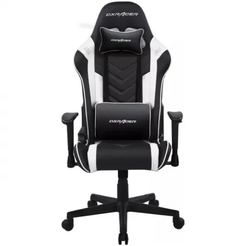 DXRacer P132 Prince Series Gaming Chair - Black/White 