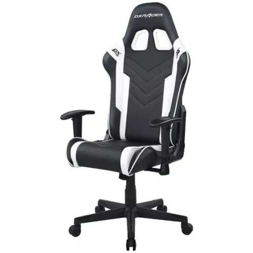 DXRacer P132 Prince Series Gaming Chair - Black/White 