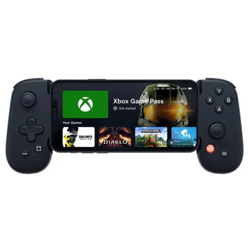 Backbone One Mobile Gaming Controller for iPhone [FREE 1 Month Xbox Game Pass Ultimate Included] - Black