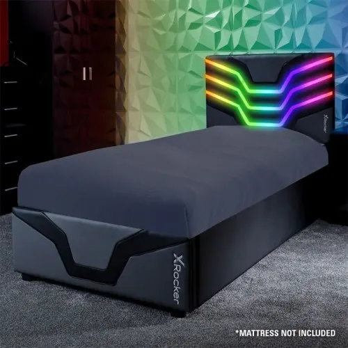X Rocker Cosmos RGB Single Gaming Bed