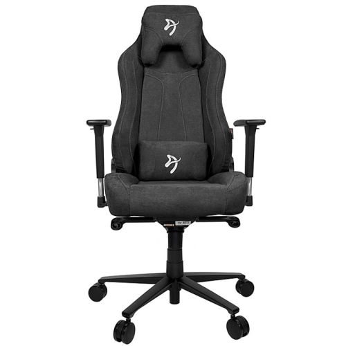 Arozzi - Vernazza Soft Fabric Gaming Chair - Dark Gray