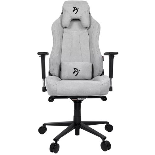 Arozzi - Vernazza Soft Fabric Gaming Chair - Light Grey