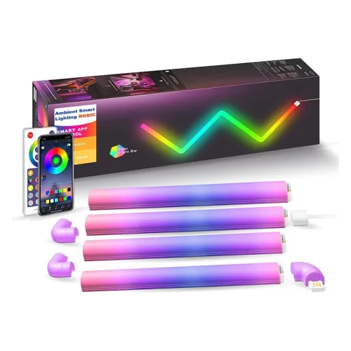 Ambient Smart Lighting Rgbic Smart App Control Flow Light Bar Slx06 ( 6 Pack )