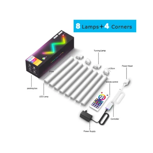 Ambient Smart Lighting Rgbic Smart App Control Flow Light Bar Slx06 (8*4) Pack
