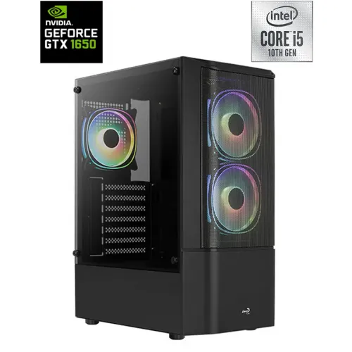 Aerocool Quantum Mesh RGB Intel Core i5-10400F (10th Gen) Mid Tower Gaming 