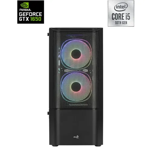 Aerocool Quantum Mesh RGB Intel Core i5-10400F (10th Gen) Mid Tower Gaming 