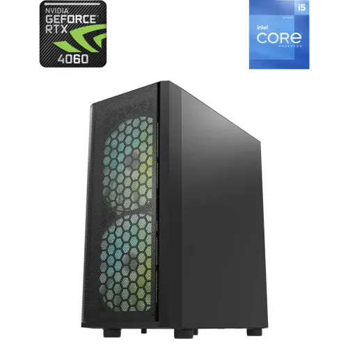 Darkflash Dk360 Meshed Intel Core I5-12th Gen Rtx 4060 Gaming Pc