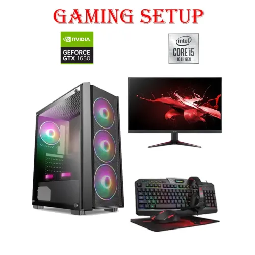 Sharx Intel Core I5 - 10th Gen Gaming Pc With Monitor AndGaming Kit Bundle Offer