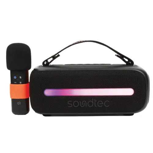 Porodo Soundtec 14w Speaker With Wirless Microphone