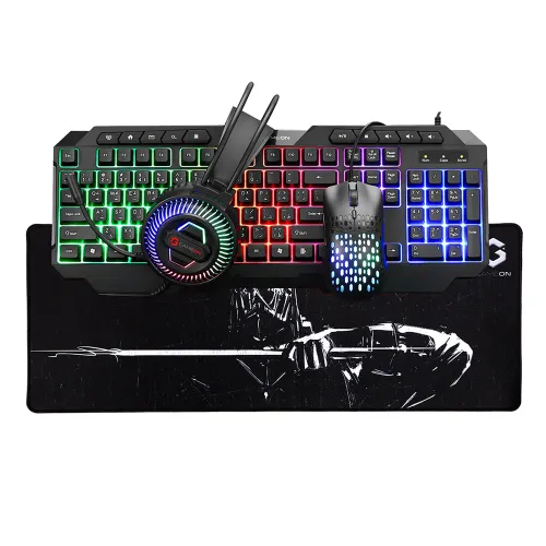 Gameon Cypher Xl All-in-one Gaming Bundle (Keyboard, Headset, Mouse & Mousepad)