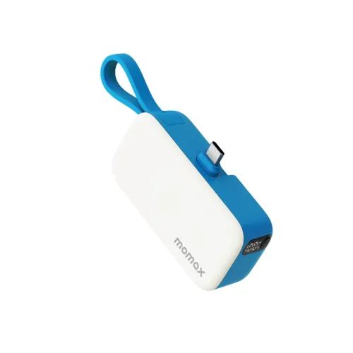 Momax 1-power Mini 3-in-1 Battery Pack (5000mah) - Blue