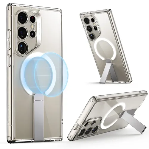 Esr Galaxy S24 Ultra Boost Flickstand Case (Halolock) - Clear