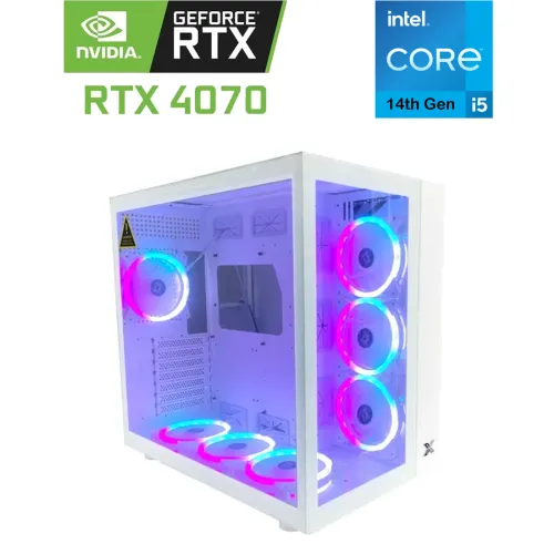 Xigamatek Aquarius Pro 2 Intel Core I5 - 14th Gen Rtx 4070 Gaming Pc - White