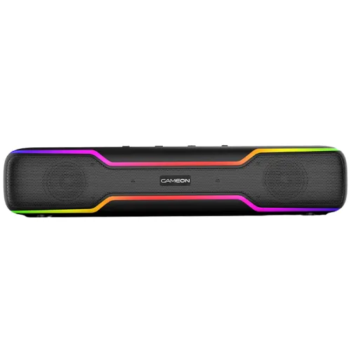 Gameon Dominator Blaze Wireless Rgb Gaming Soundbar - Black