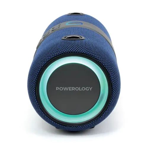 Powerology Cypher Portable Stereo Speaker - Blue
