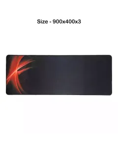 Gaming Mouse Pad - Black And Red (900x400x3)