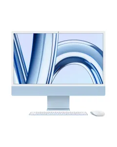 Apple Imac M3 24-inch 4.5k Retina Display With 8‑core Cpu 10‑core Gpu 8gb 256gb Ssd - Blue (Arabic)
